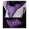 Flowery Silk Ascot/Cravat Tie & Handkerchief Collection