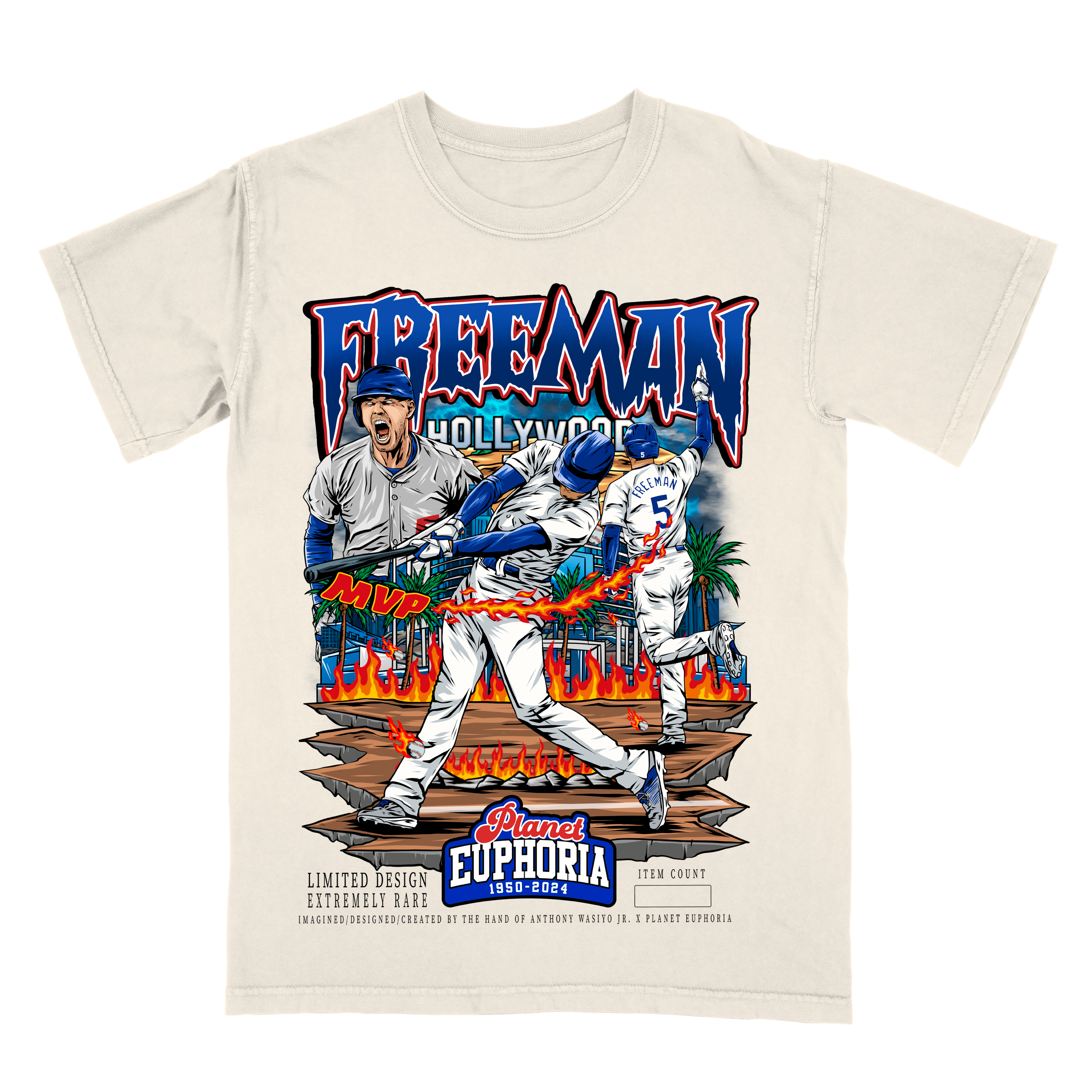 Freddie Freeman V2 Limited Edition MLB Player Graphic T-Shirt