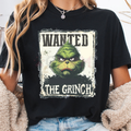 Funny Wanted Grinch Christmas T-Shirt