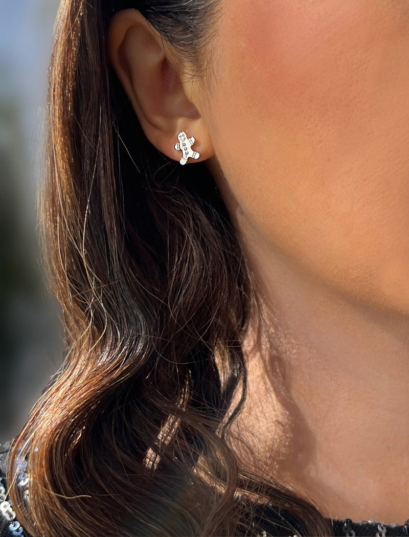 GINGERBREAD HOLIDAY Earrings | 18K Gold Over Sterling Silver
