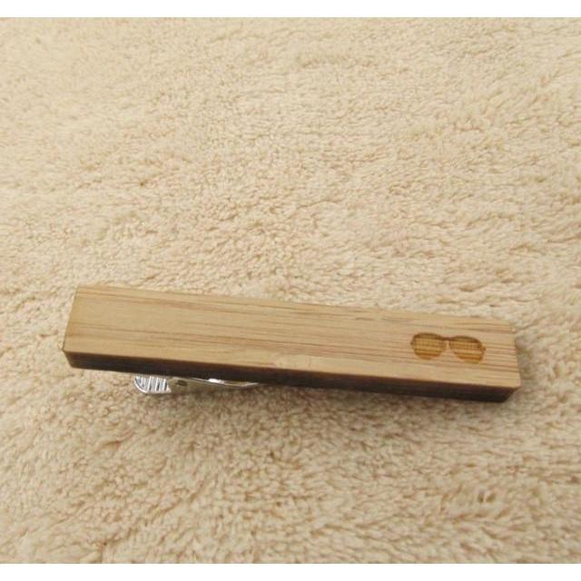 Gentlemen Mustache Collection Wooden Tie Bars/Clips