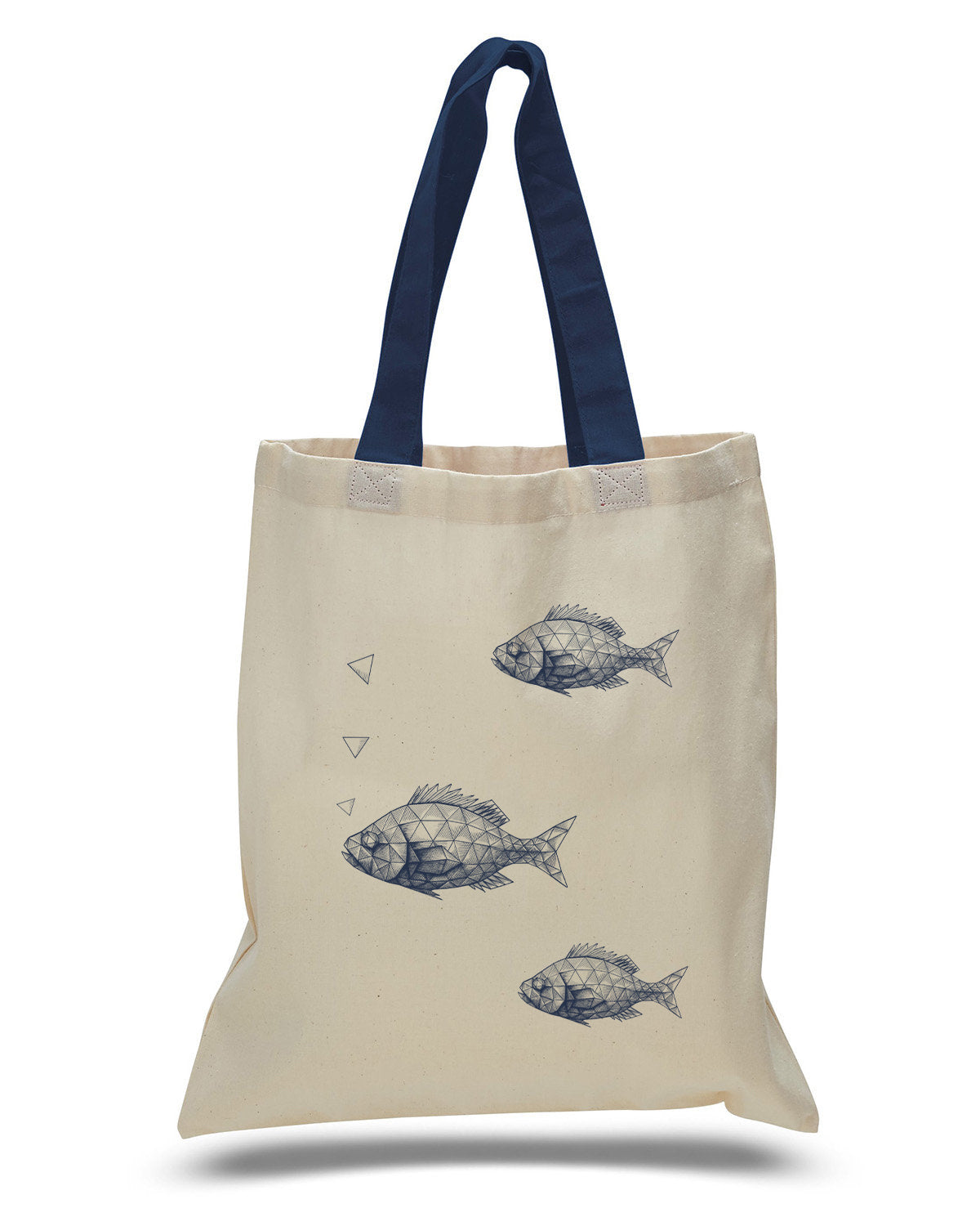 Geometric Fish Tote