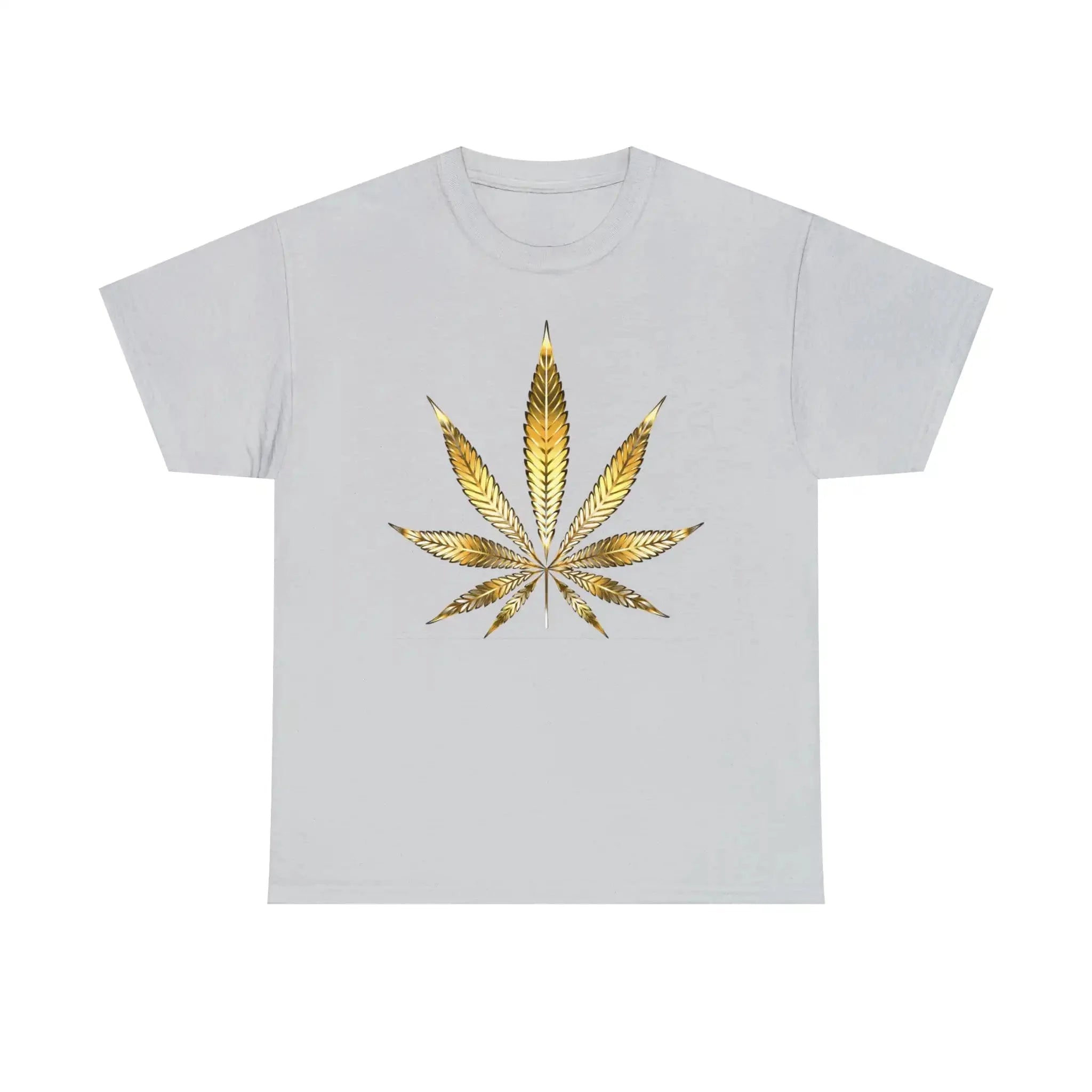 Gold Marijuana Leaf Tee