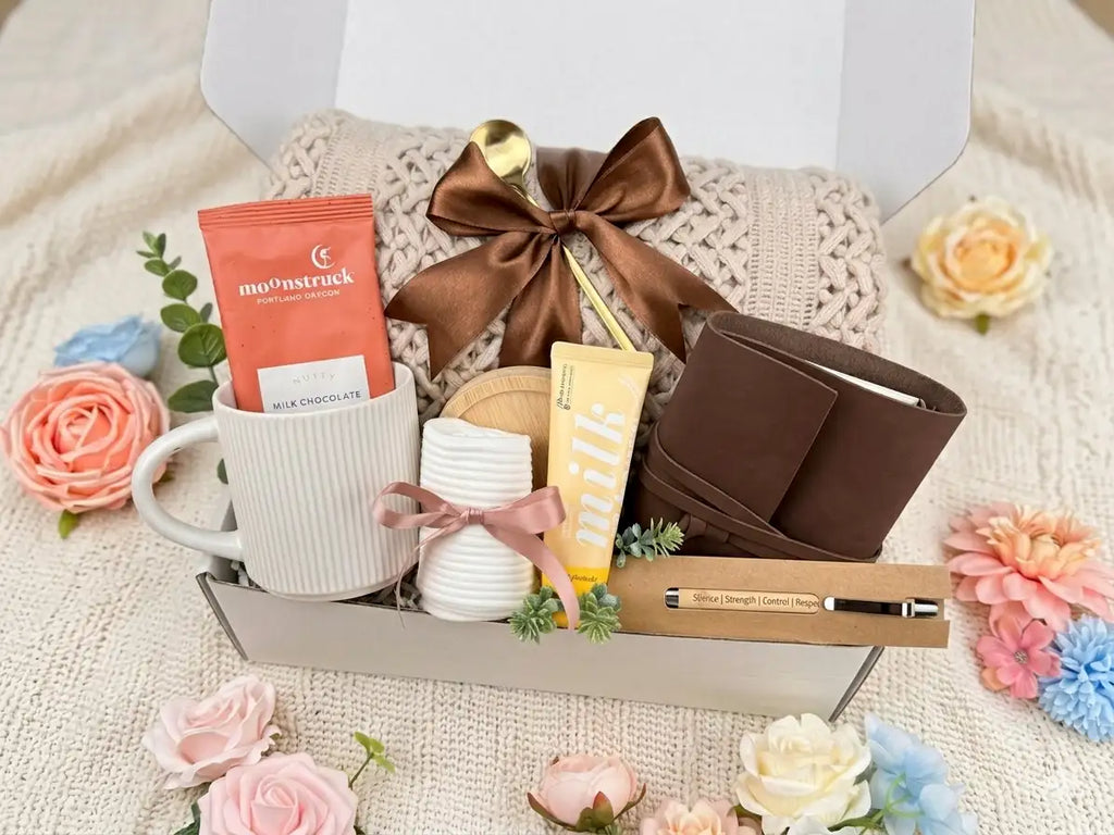 Graduation Gift Box for Him or Her – Luxury Congratulations Gift Basket with Knitted Throw Blanket