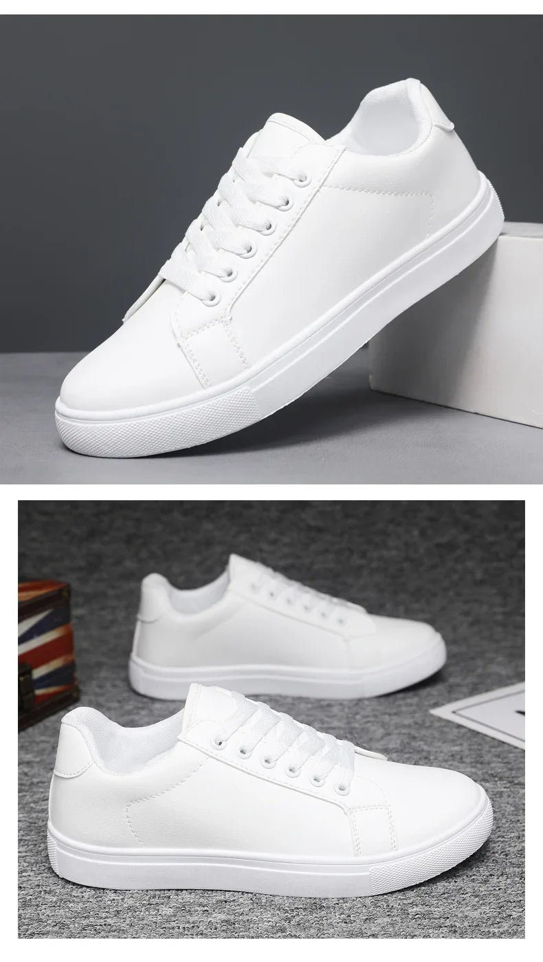 Men's Summer Korean Style Fashion Board Shoes Trendy All-match Casual Large Size Soft PU Mesh Solid Color PVC