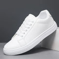 Men's Summer Korean Style Fashion Board Shoes Trendy All-match Casual Large Size Soft PU Mesh Solid Color PVC