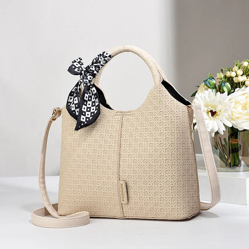 Bow Detail Crossbody Tote