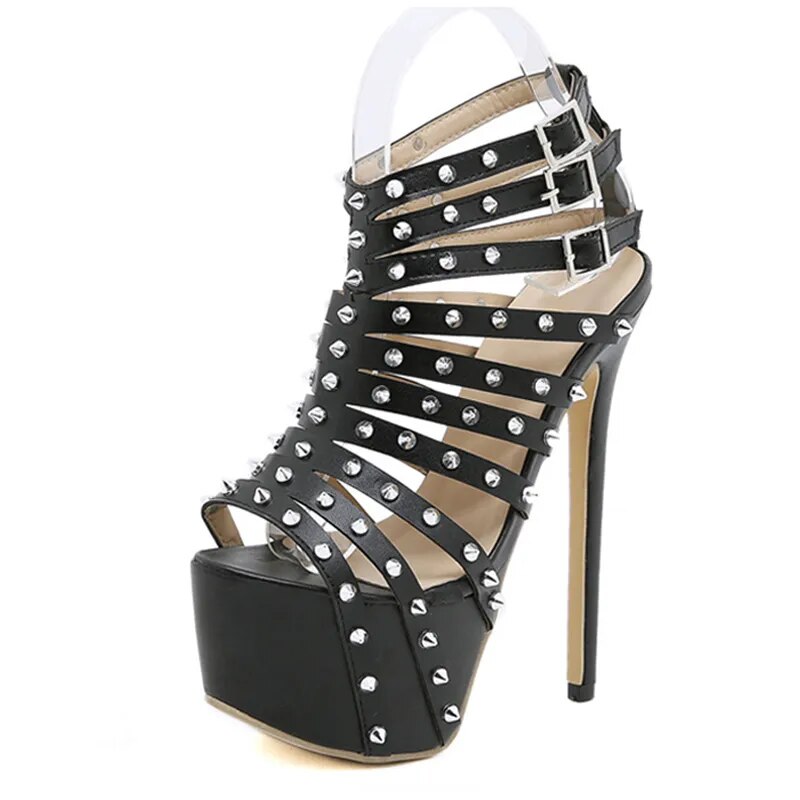 2023 New Summer Platform High Heels Sandals Women Sexy Peep Toe Pumps