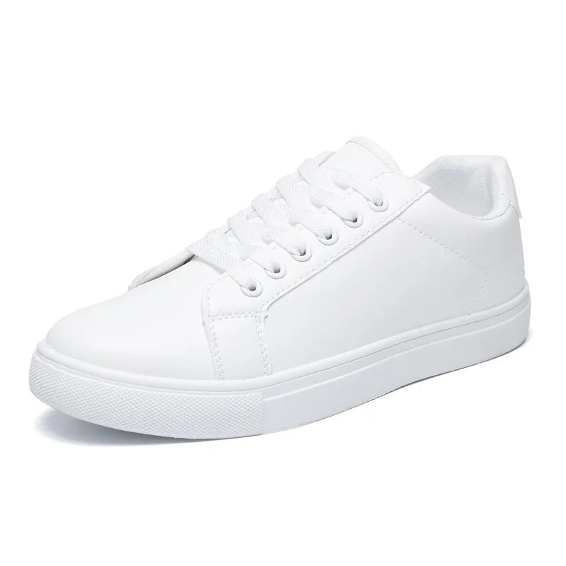 Men's Summer Korean Style Fashion Board Shoes Trendy All-match Casual Large Size Soft PU Mesh Solid Color PVC