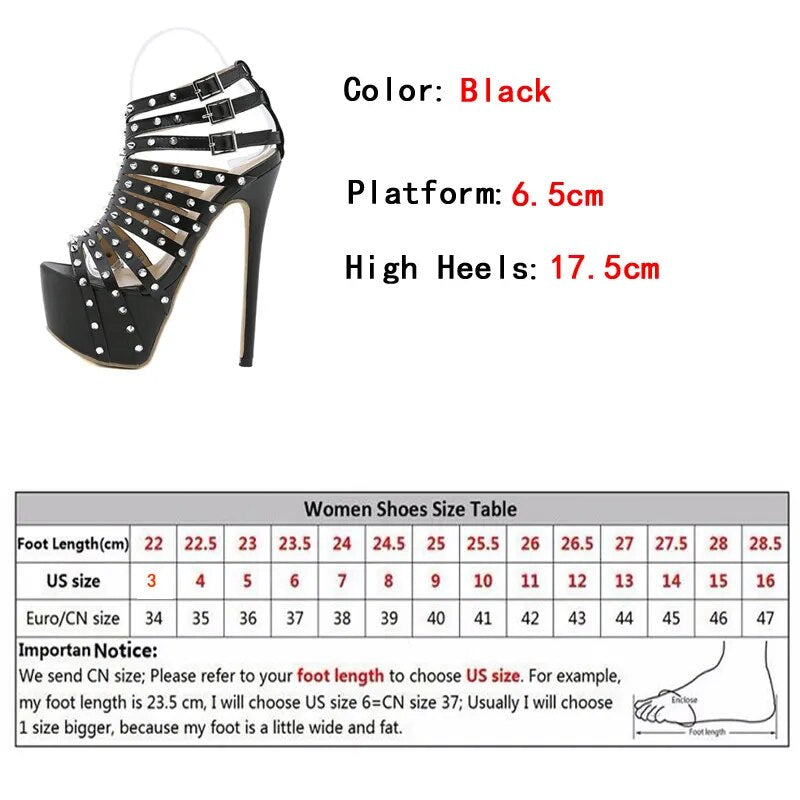 2023 New Summer Platform High Heels Sandals Women Sexy Peep Toe Pumps