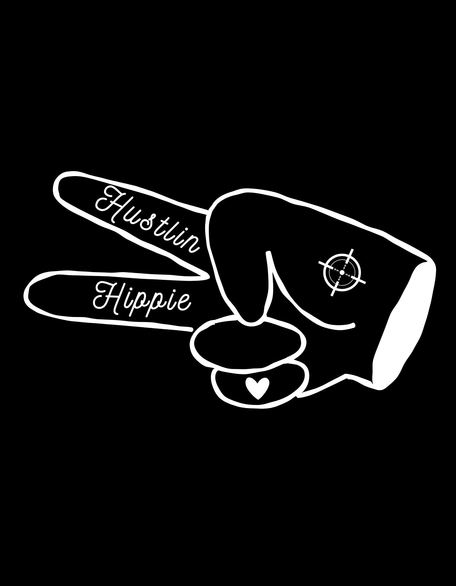 The Motto T-Shirt- LOVE BIG.GRIND HARD- BLACK