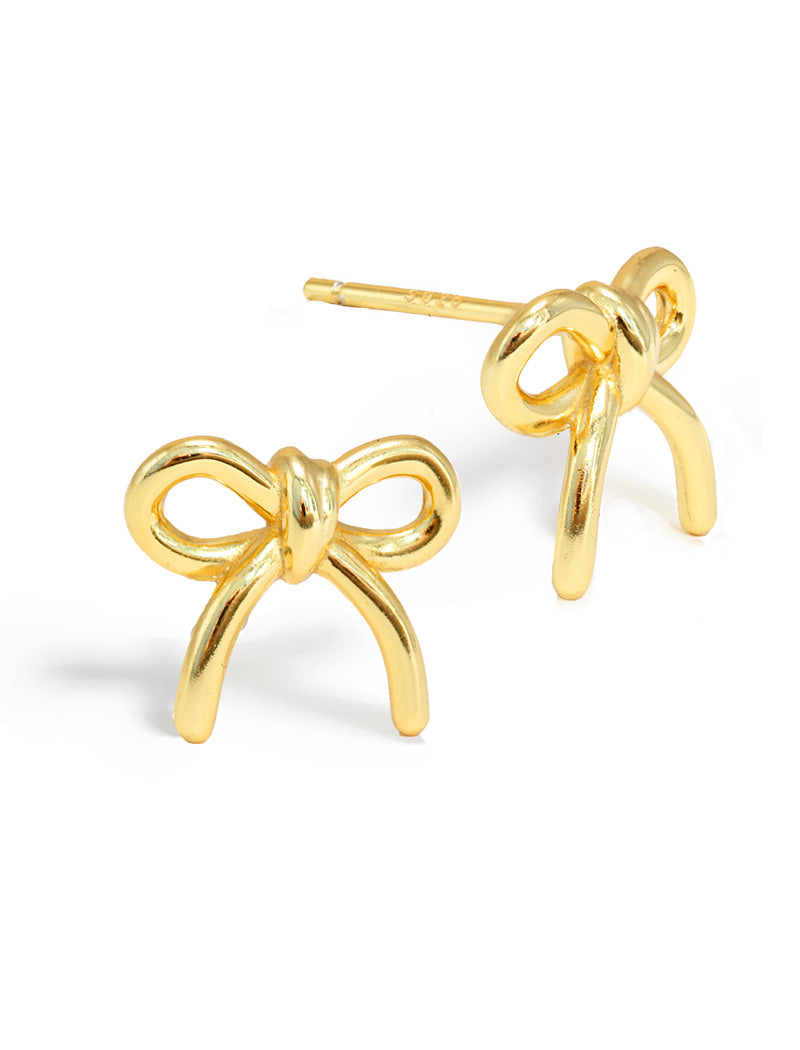 COQUETTE BOW Stud Earrings | Sterling Silver
