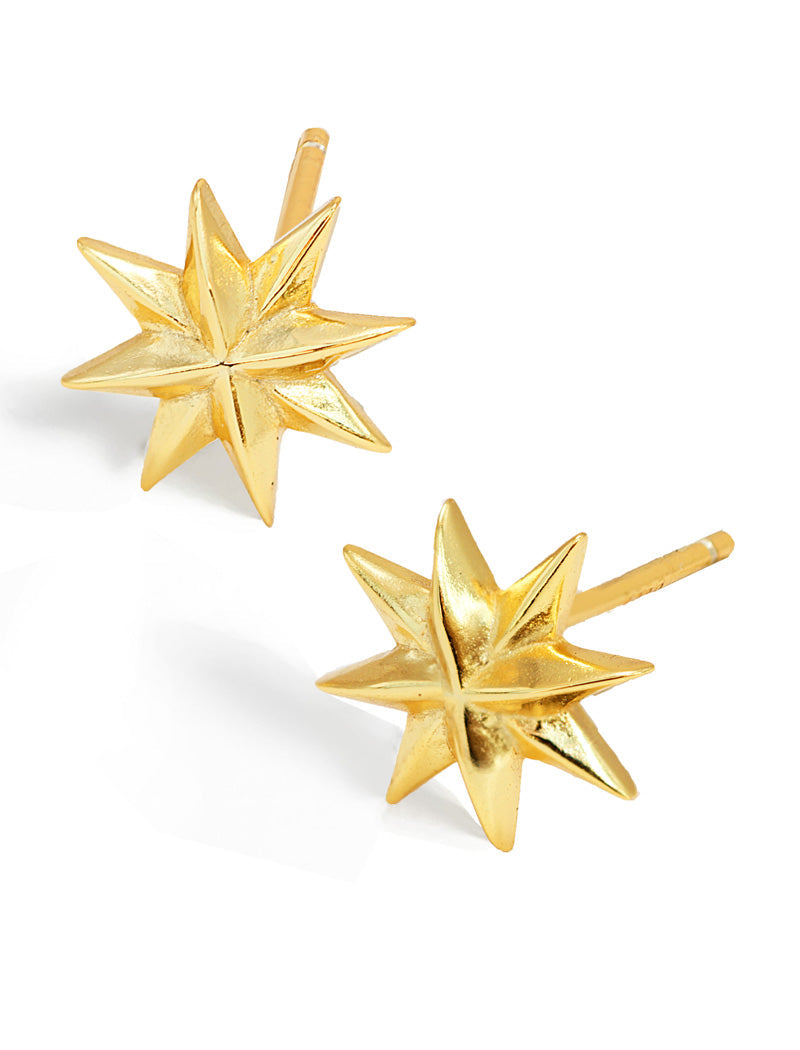 SPARKLE Star Earrings | 18K Gold Over Sterling Silver