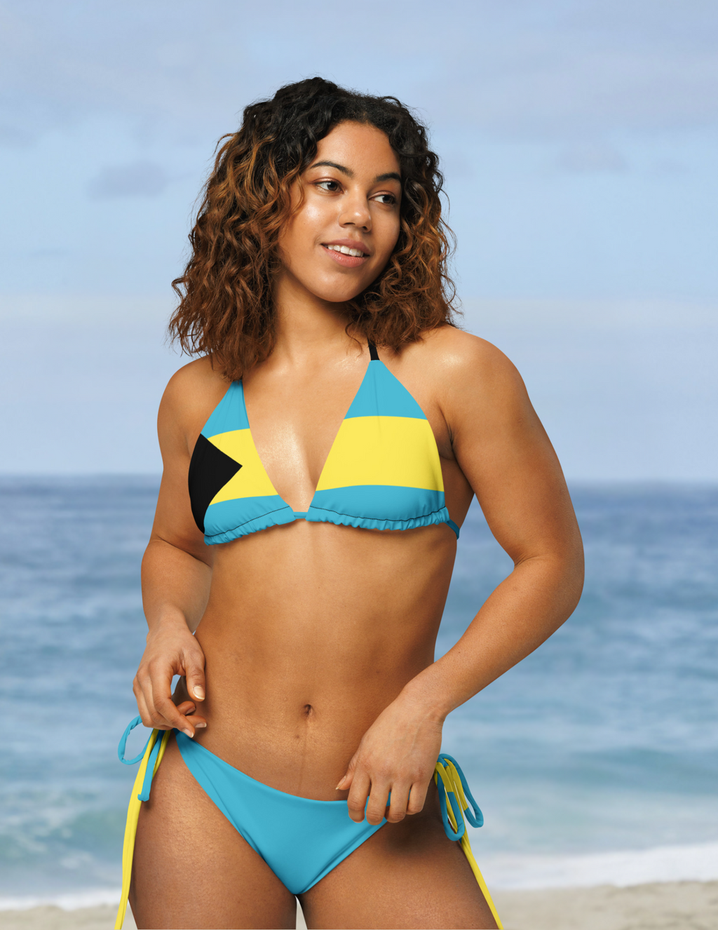 Bahamas Flag String Bikini