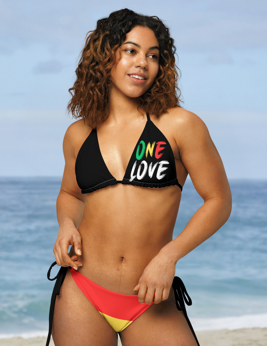 One Love Reggae String Bikini