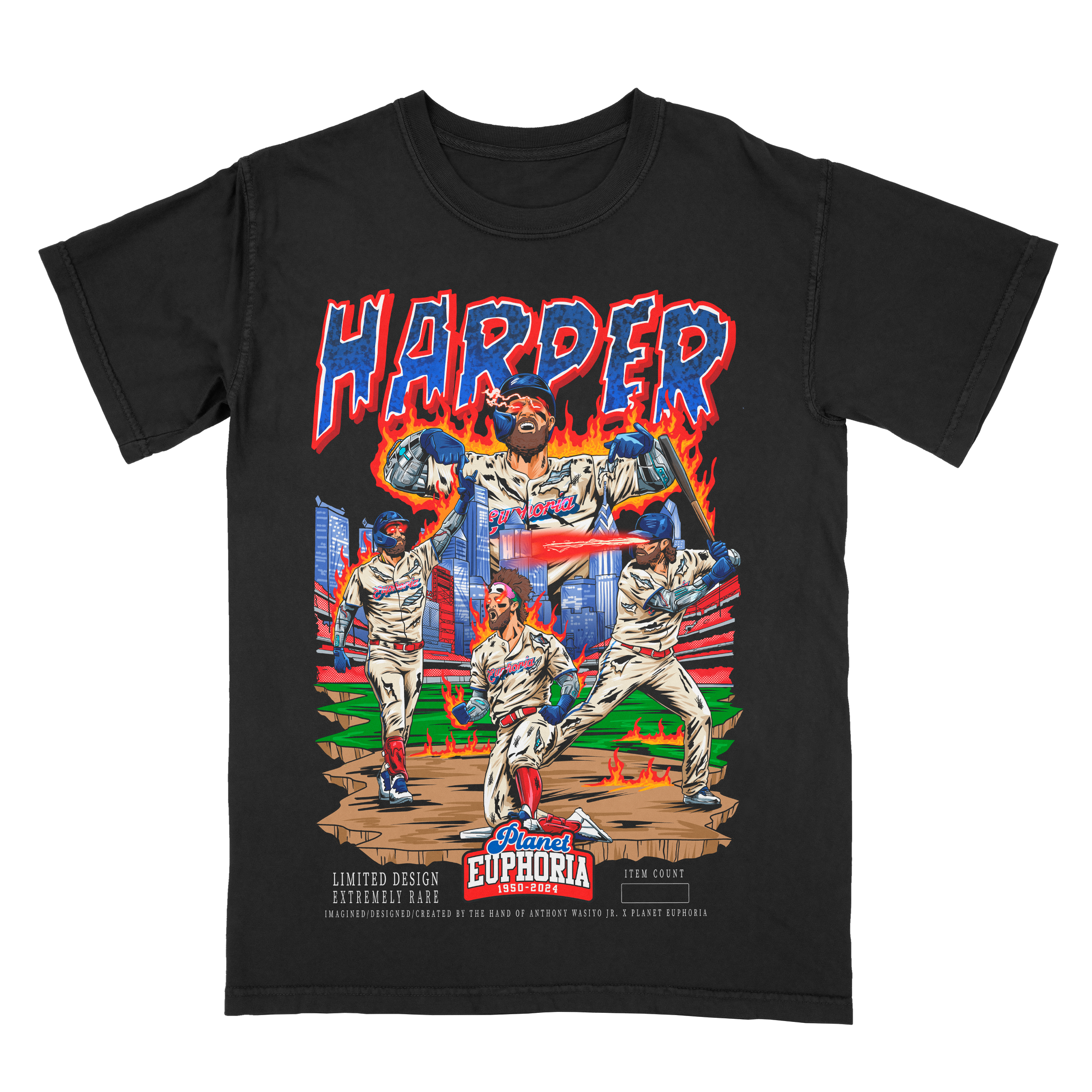 Bryce Harper V2 Limited Edition MLB Player Graphic T-Shirt