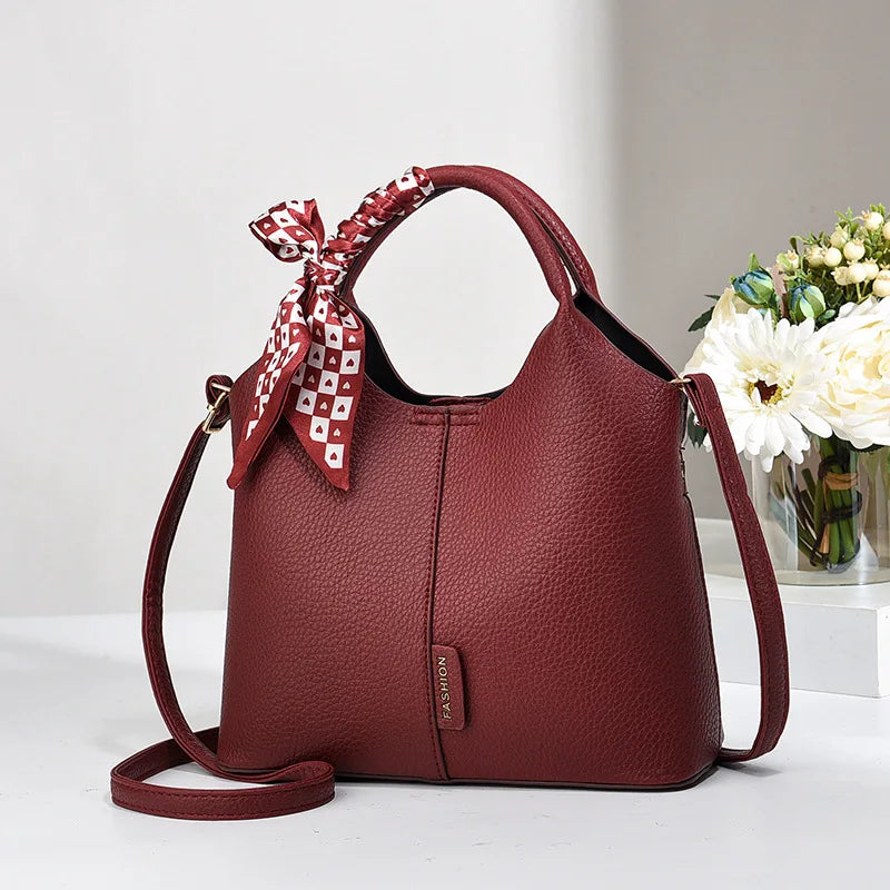 Bow Detail Crossbody Tote