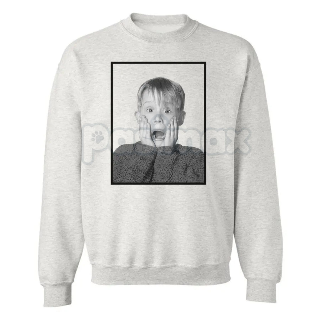 'Home Alone' Booby Trap Blueprint Sweatshirt | Minimalist Movie House Layout Jumper | Kevin's Defense Schematic Fan Gift