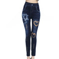 Hot Sexy Women Jean Skinny Jeggings Pants high waist leggings female