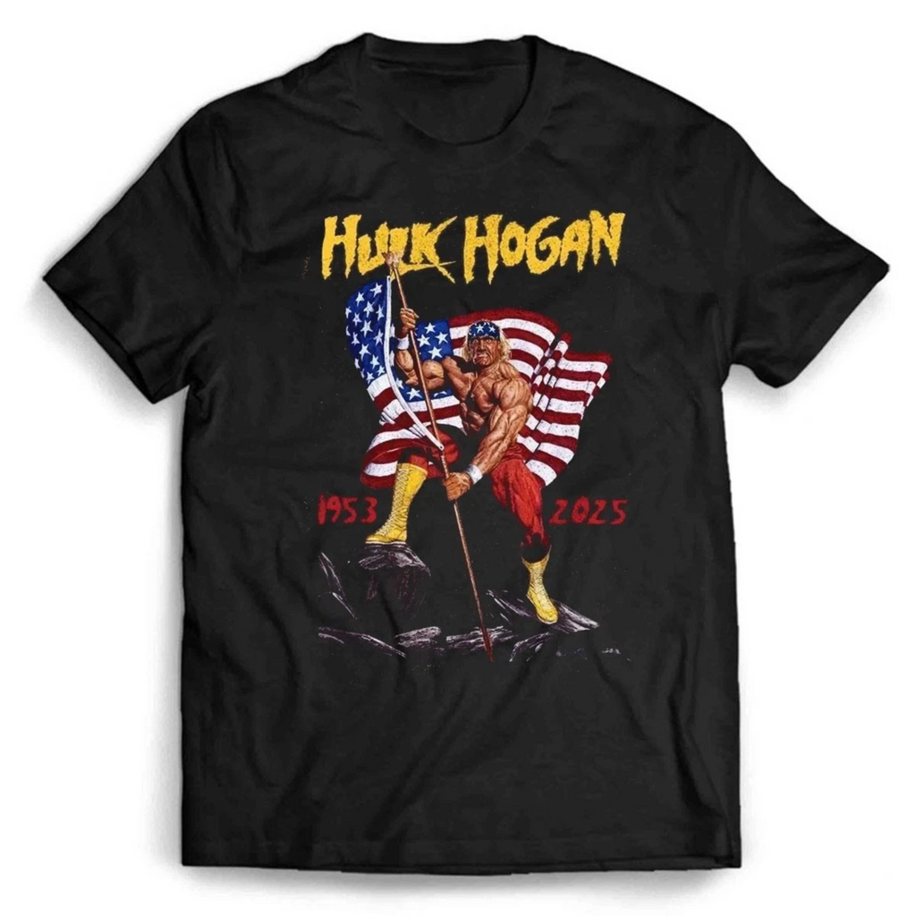 Hulk Hogan Legend Memorial Vintage Shirt – Classic Tribute Graphic Tee for Wrestling Fans