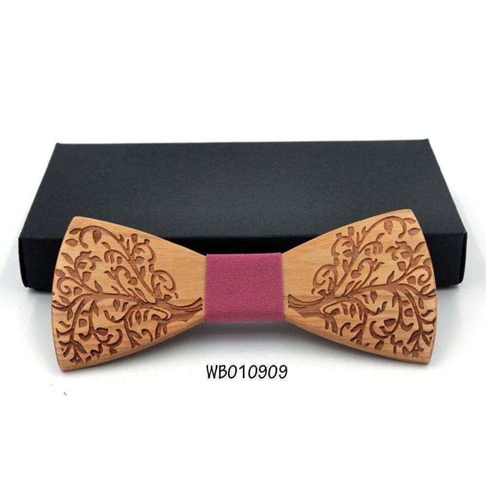 Husky Collection Wooden Bow Ties - 9 Colors & Styles