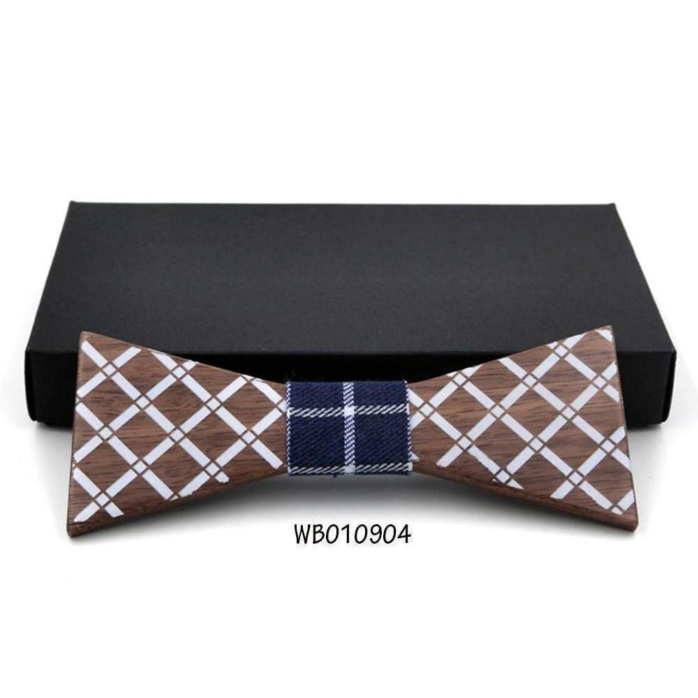 Husky Collection Wooden Bow Ties - 9 Colors & Styles