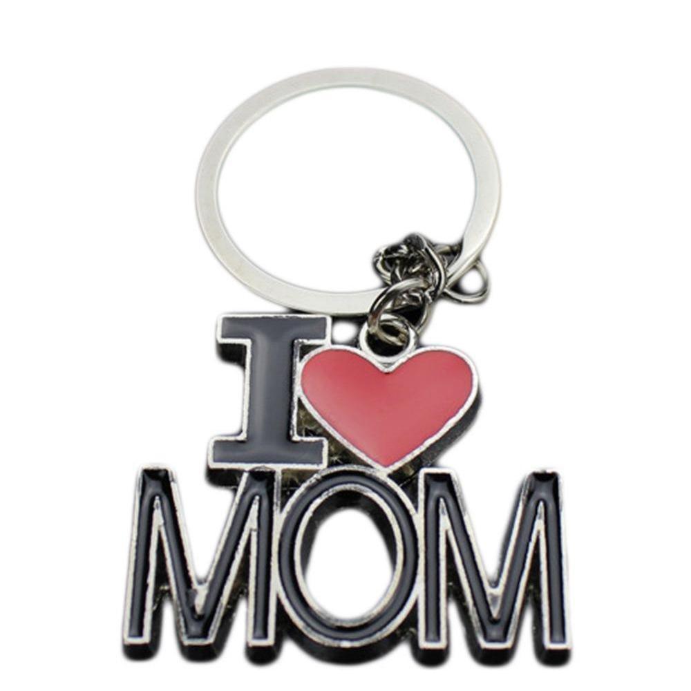 I ♥ Mom/Papa Collection Key Chains - 2 Styles