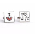 I ❤ My Wife Cufflinks