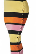 Sylvia MultiColored Strapless Striped Knit Maxi Dress - Yellow