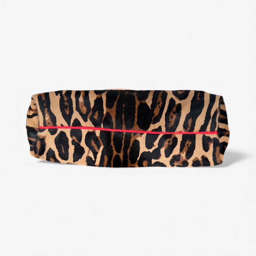 Baby Blair Shoulder Bag, Leopard Print Hair-On Hide-Available for Pre-Order