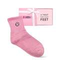 Smiley Face Socks (Pink/Mauve)
