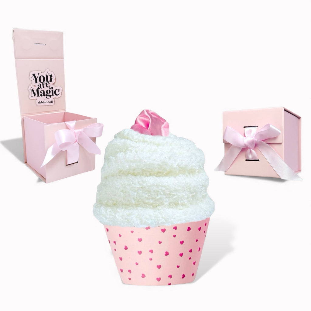 Cupcake Socks with Scrunchie