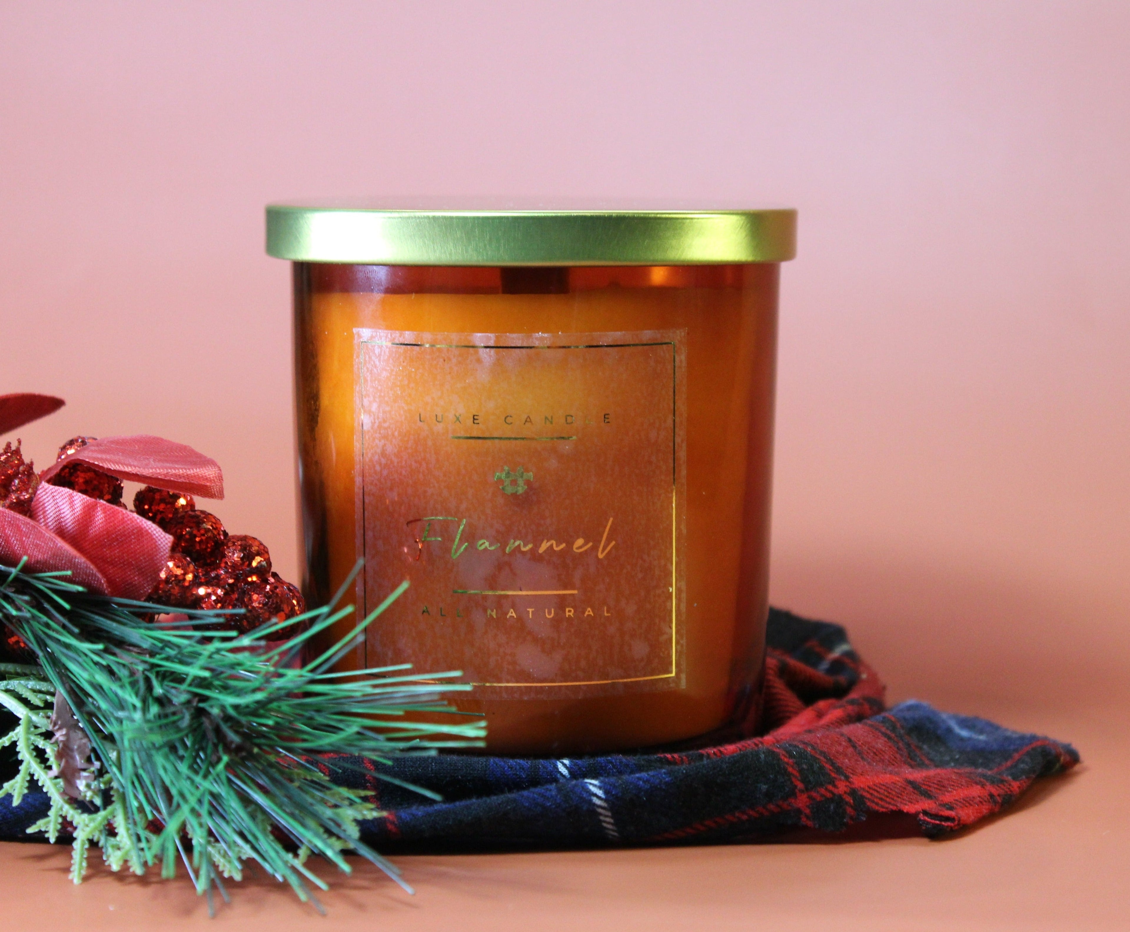 Flannel • Luxe Natural Coconut Wax Candle