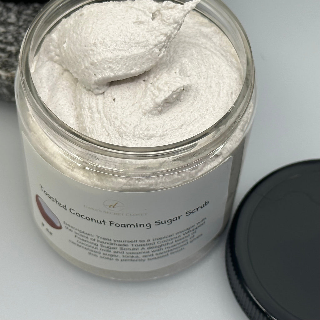 Toasted Coconut Foaming Sugar Scrubs