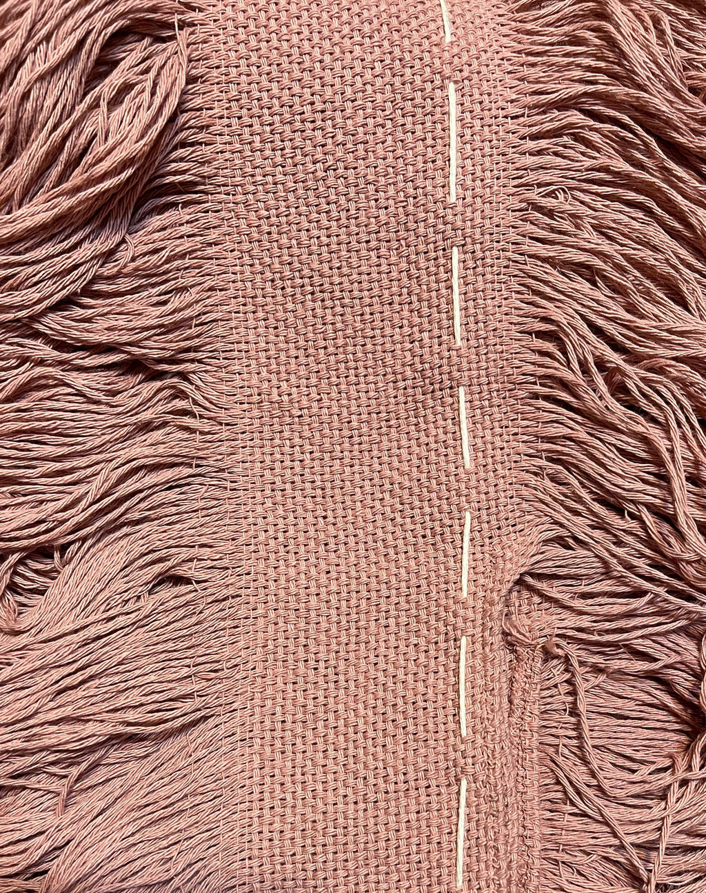 Handmade Frayed Maxi Beach Dress BO Swim Cover up