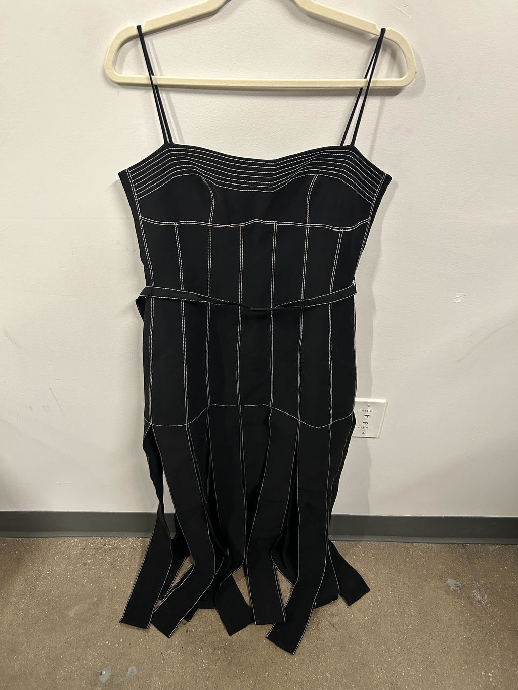 The Matrix Paneled Midi Dress