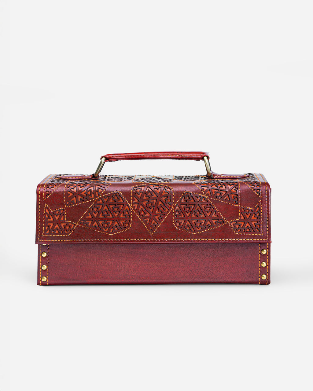 Heirloom Doctor's Bag Leather And Wood