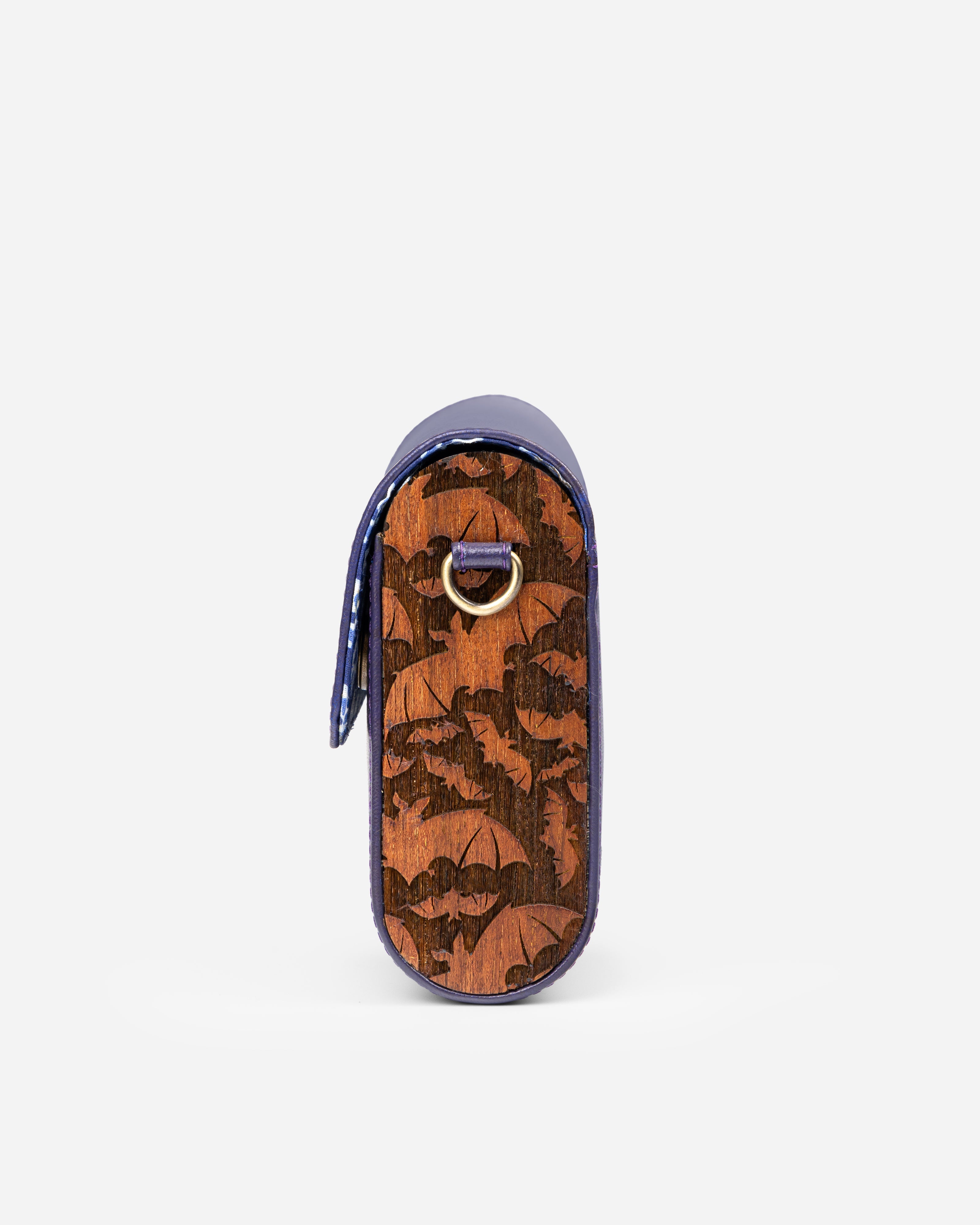 Twilight Wings Purple Leather Sling