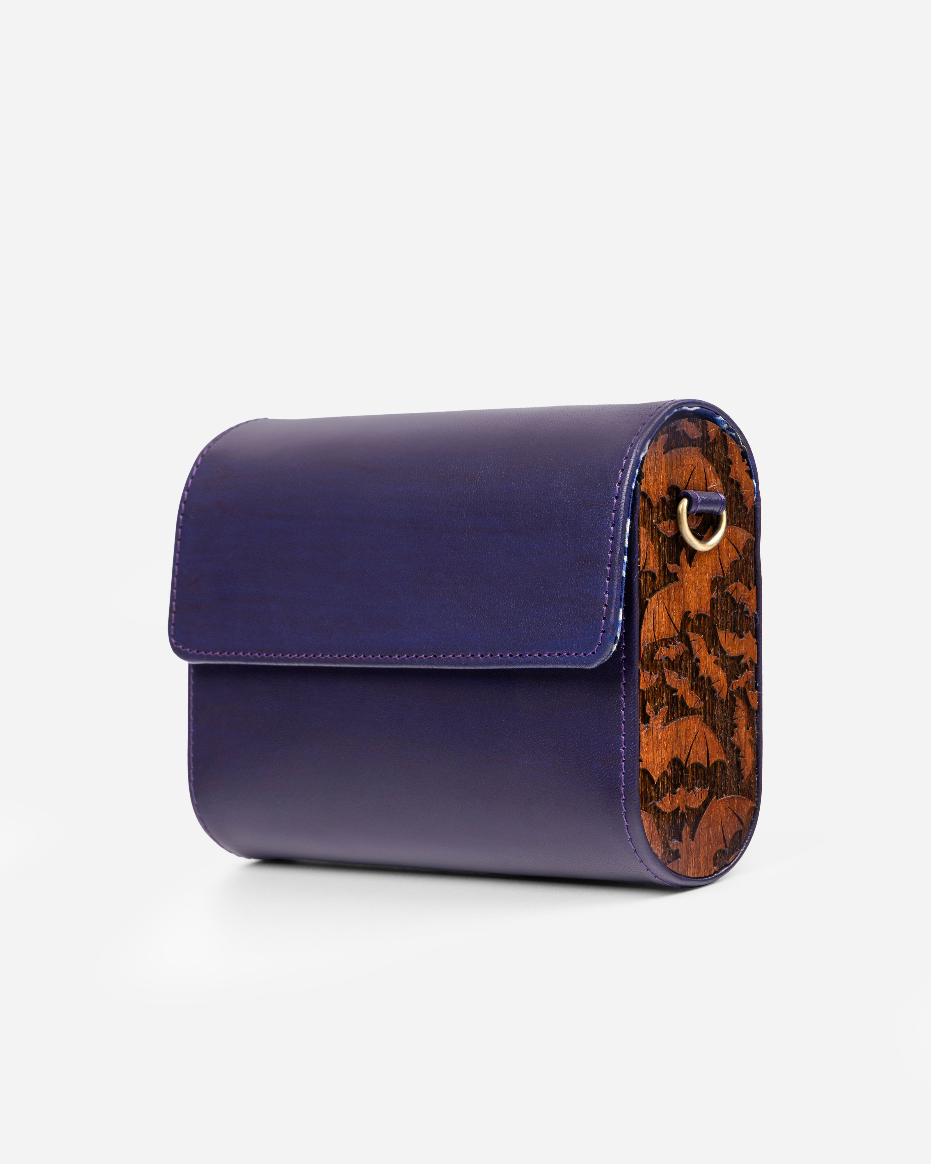 Twilight Wings Purple Leather Sling