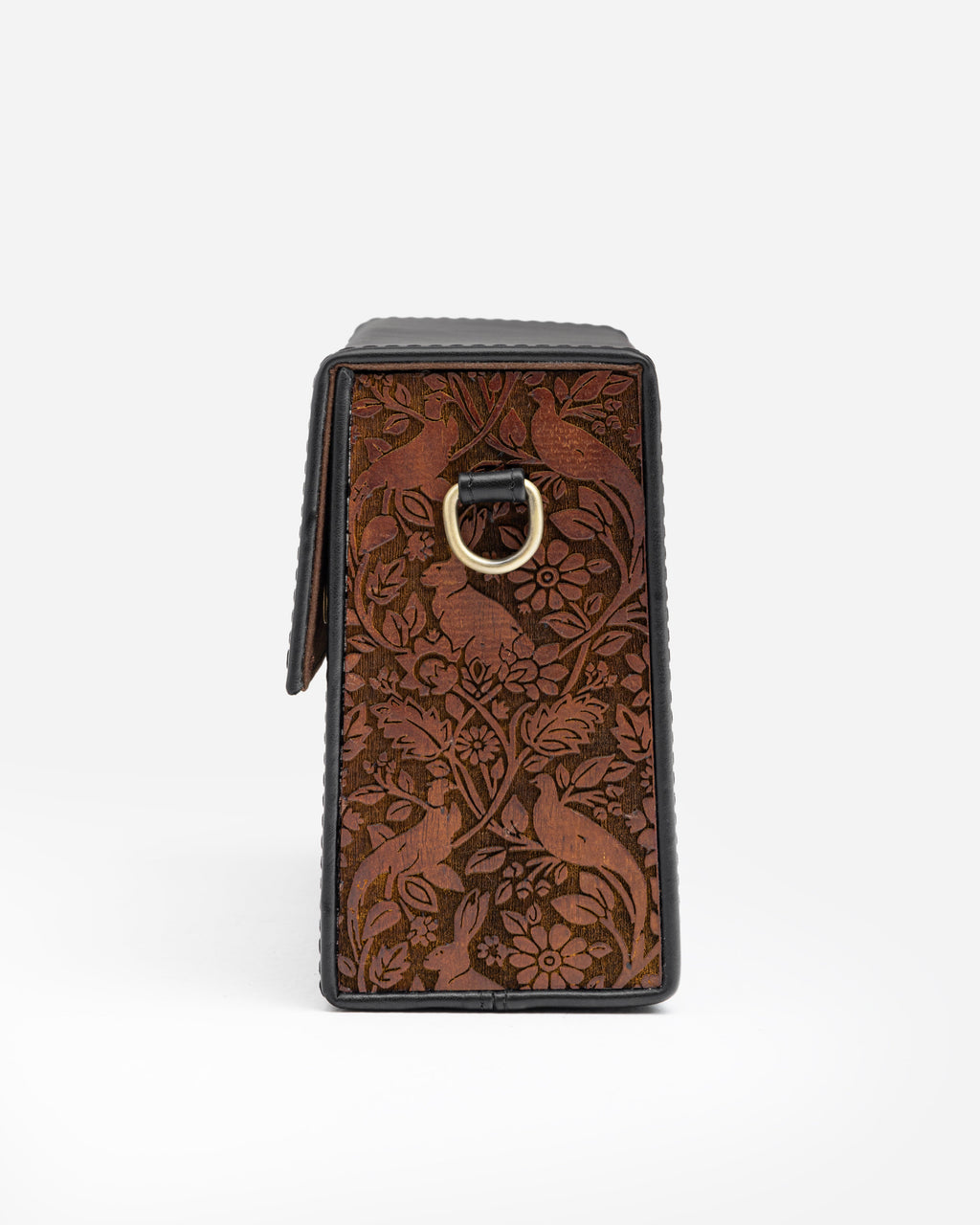 Blossom Array Carved Messenger Bag