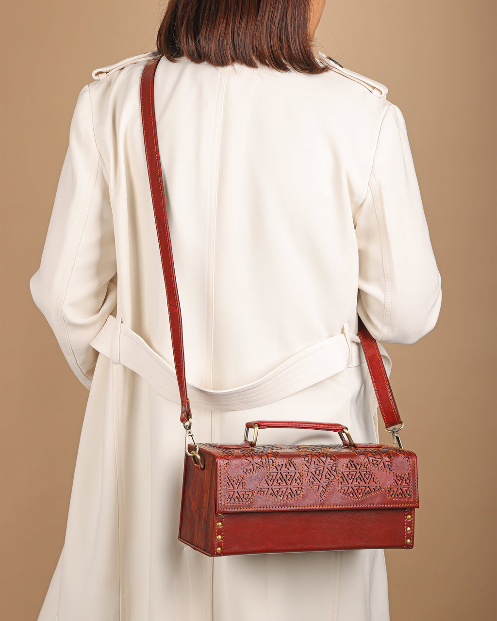 Heirloom Doctor's Bag Leather And Wood