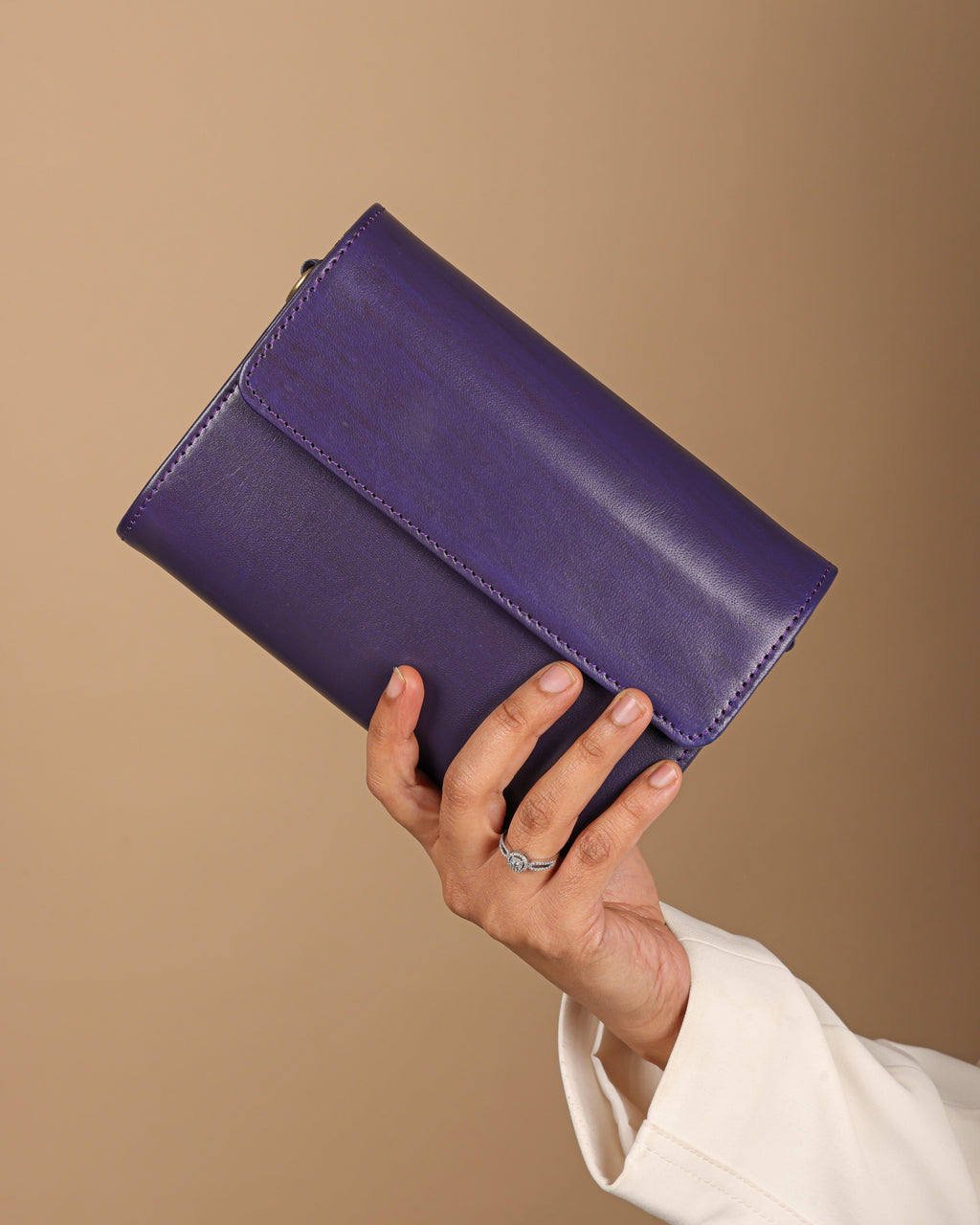 Twilight Wings Purple Leather Sling