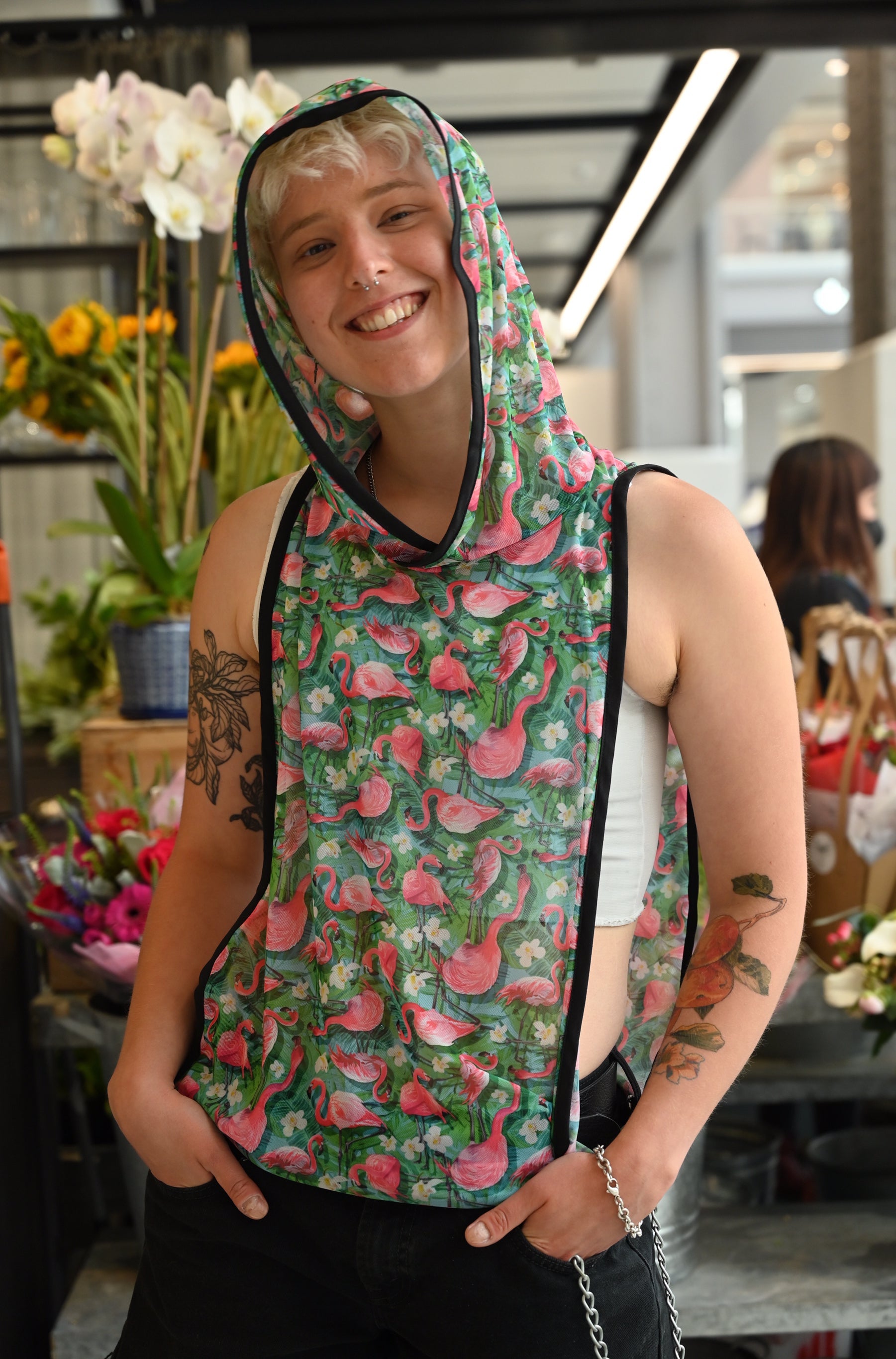Flamingo Muscle tee