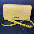 Michael Kors Jet Set Crossbody — Yellow Signature