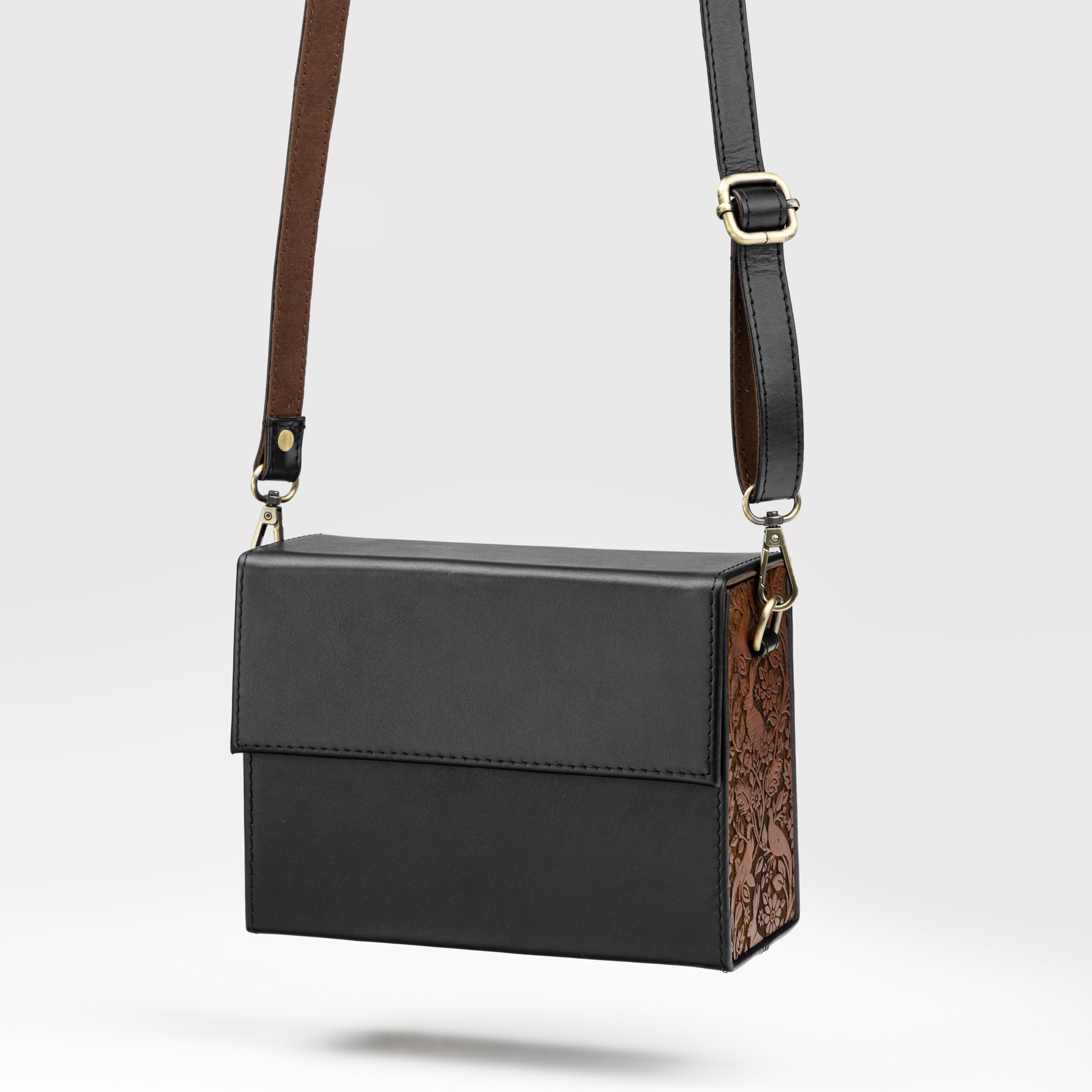 Blossom Array Carved Messenger Bag