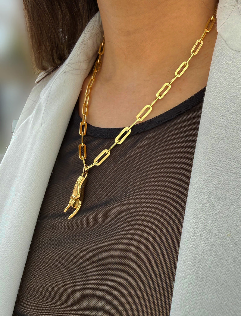 ITALIAN HAND Charm Pendant Only