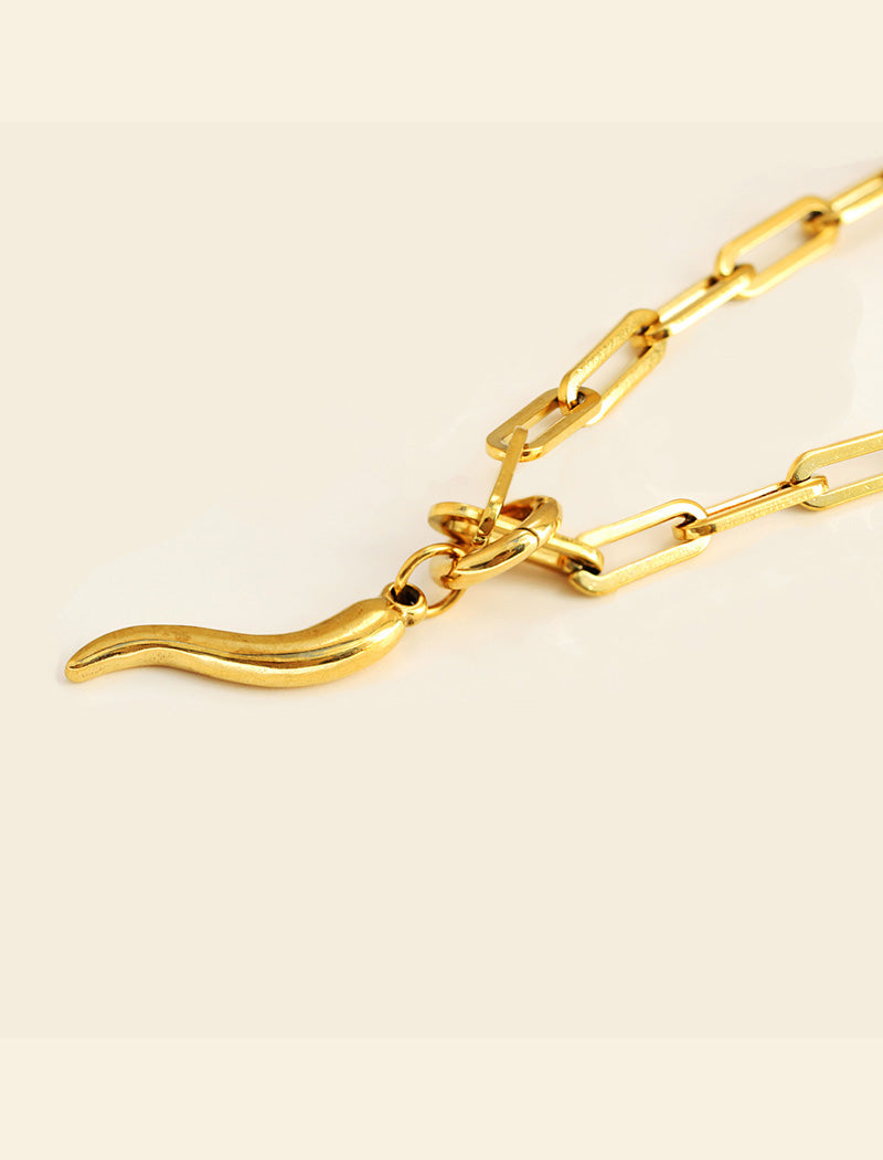 ITALIAN HORN Charm Bracelet