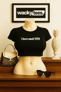 I Have Small Tits Boobs Funny Adult Humor Graphic Tee Shirt