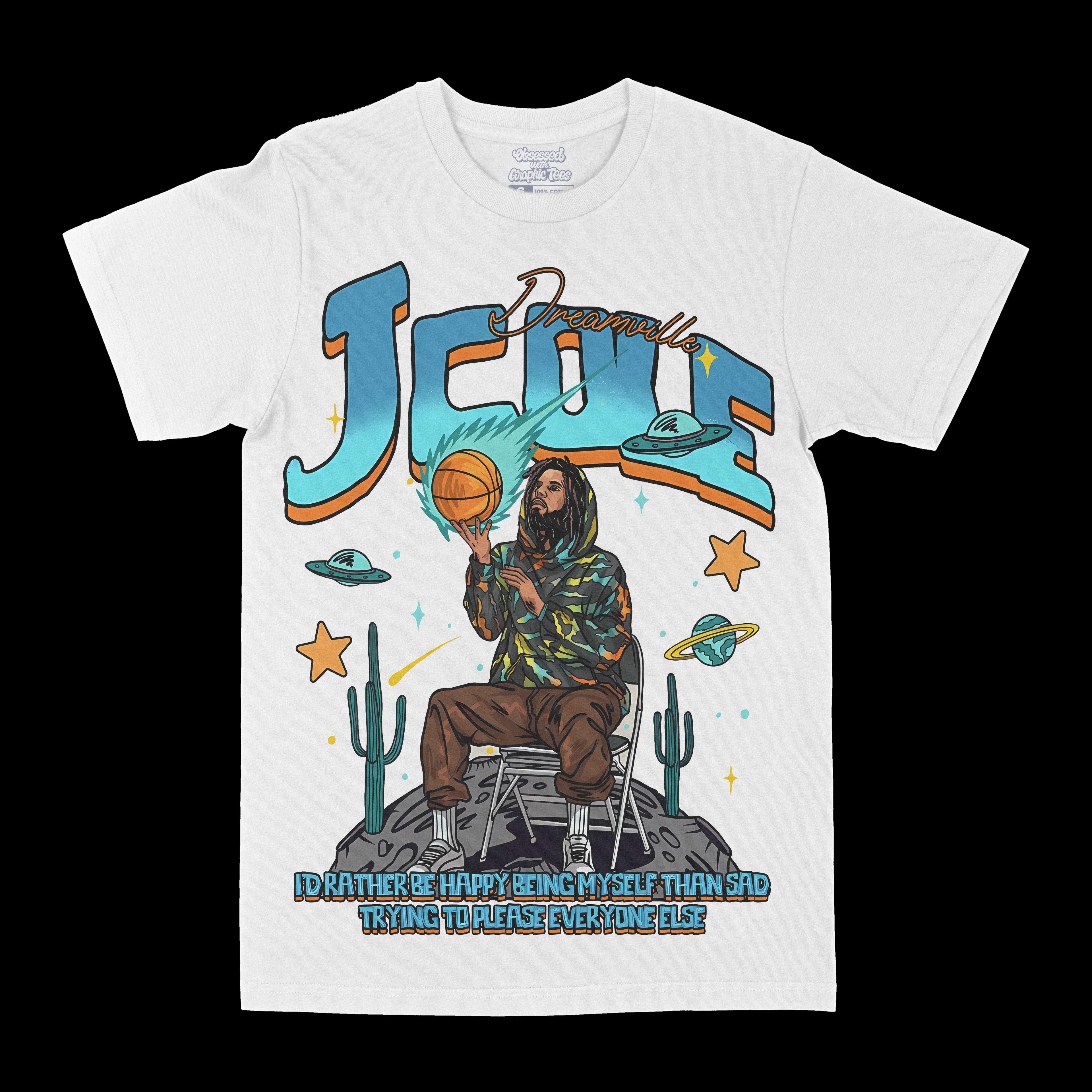 J. Cole "Happy" Graphic Tee