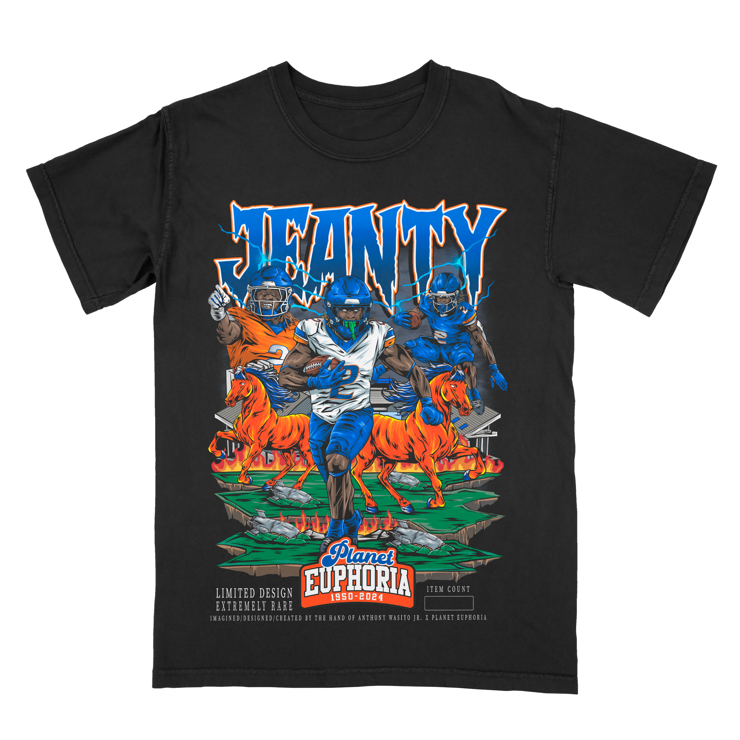 Ashton Jeanty Limited Edition NFL Player Graphic T-Shirt